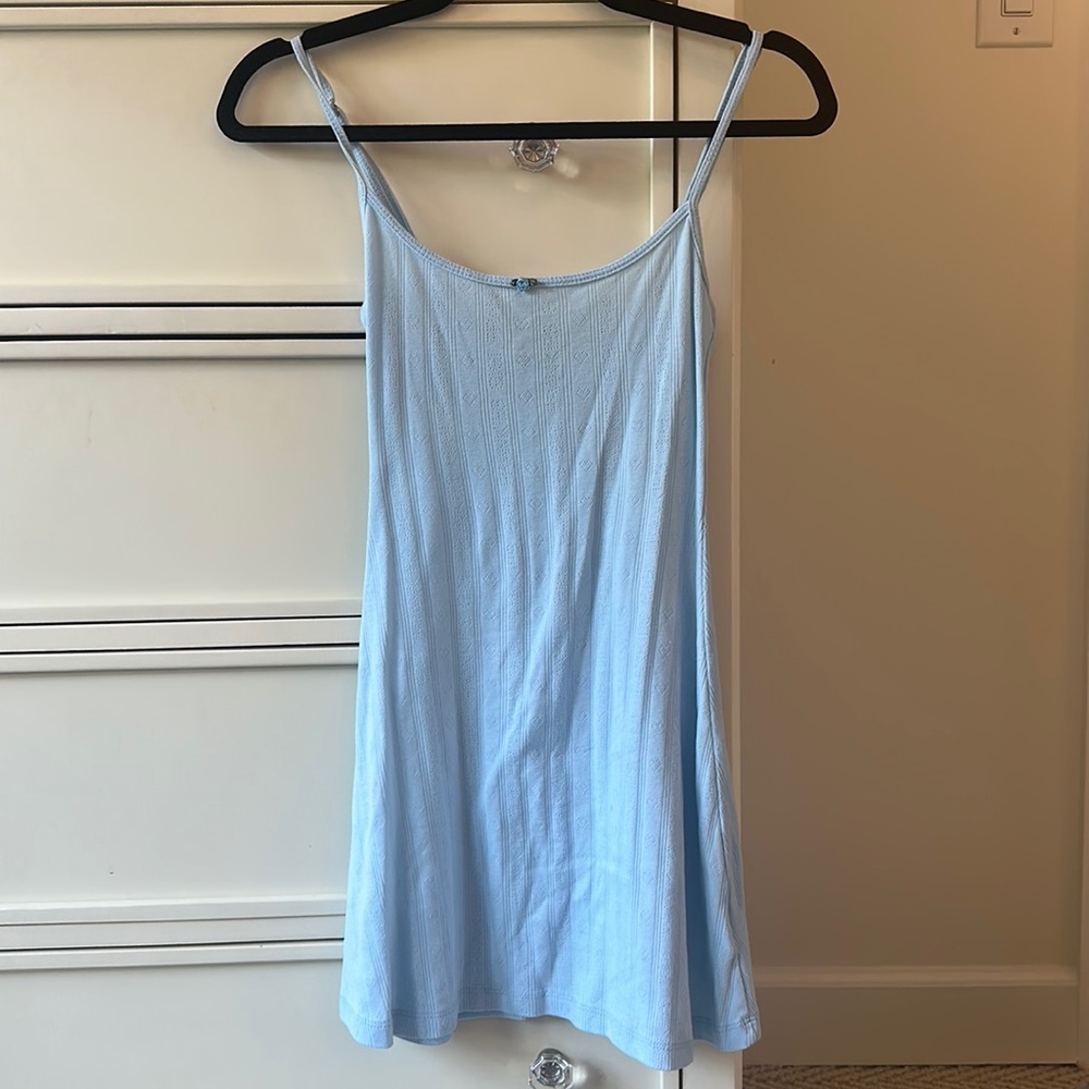 Frankie’s Bikinis Pointelle mini dress